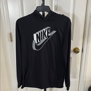Nike Black Hoodie Sweatshirt Classic Style